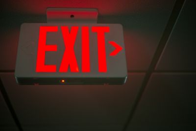 Exit Sign Installation