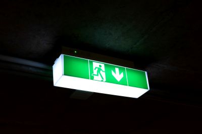 Emergency Exit Sign Lighting