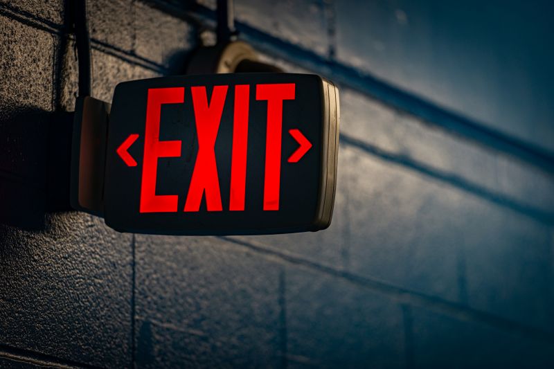 New Construction Exit Sign Planning
